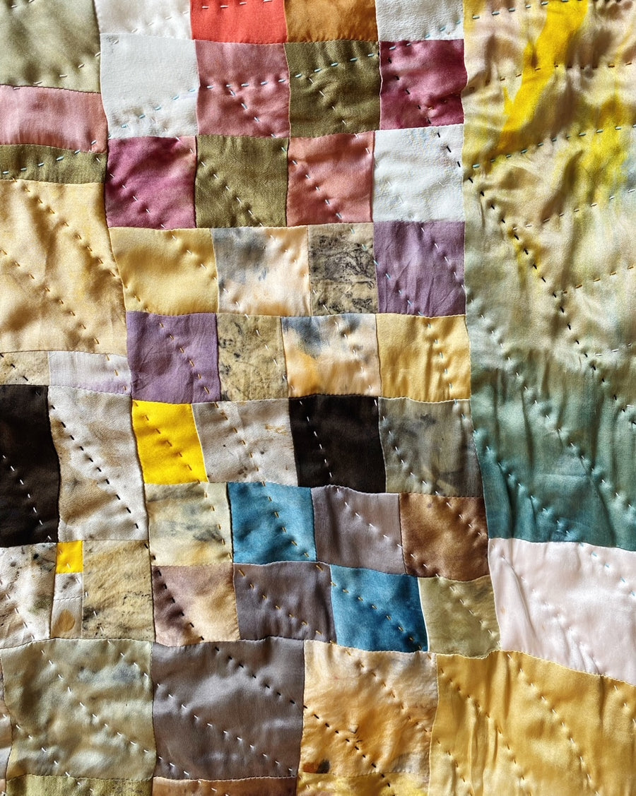 Patchwork Remnant Baby Quilt